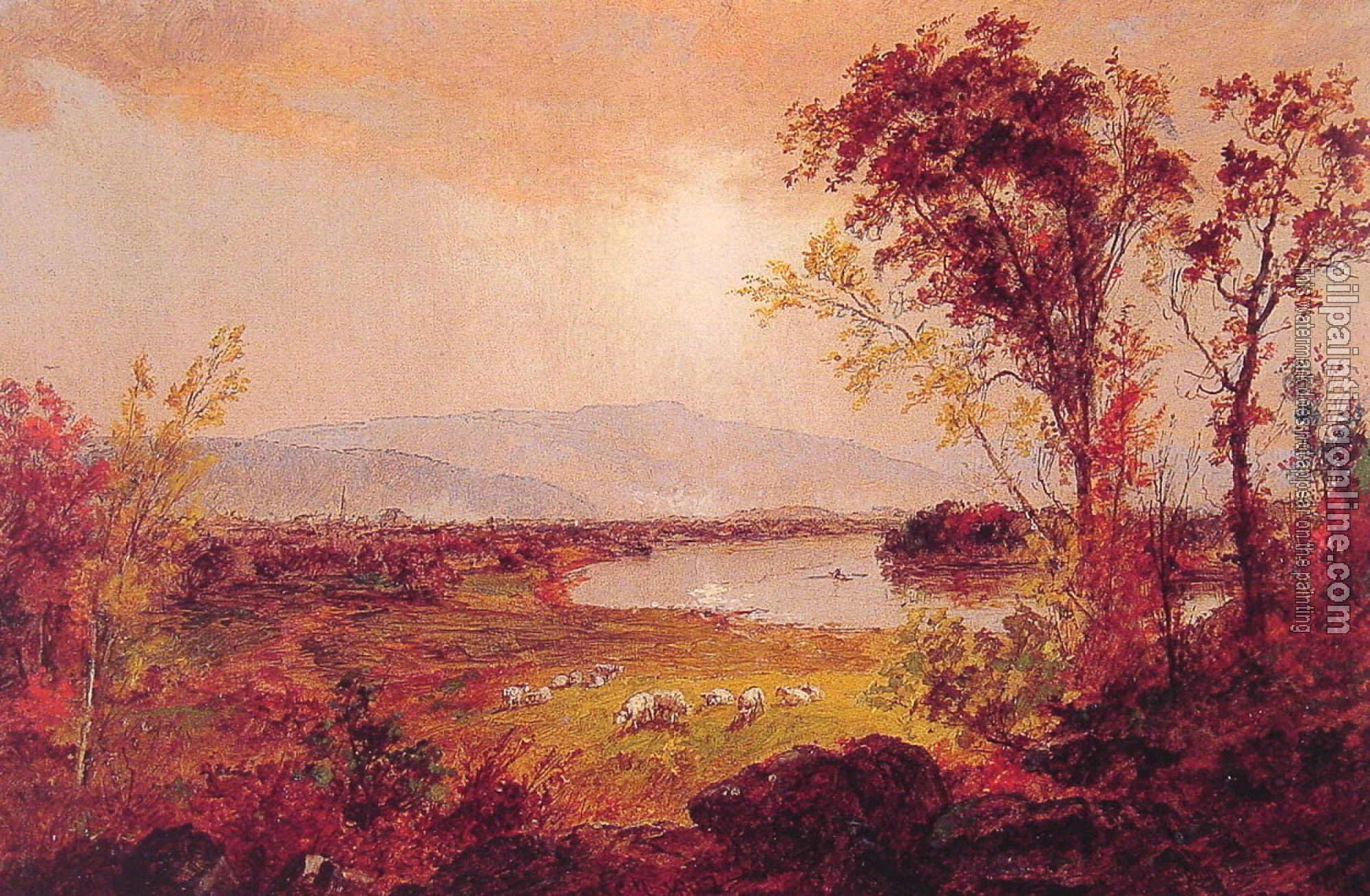 Jasper Francis Cropsey - A Bend in the River